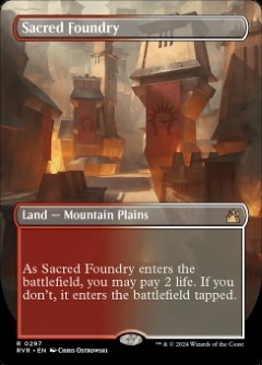 Sacred Foundry Ravnica Remastered Alternate Art